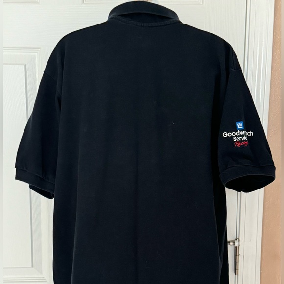 Dale Earnhardt #3 “The Intimidator” Black Polo w/Embroidered Signature - Picture 3 of 7